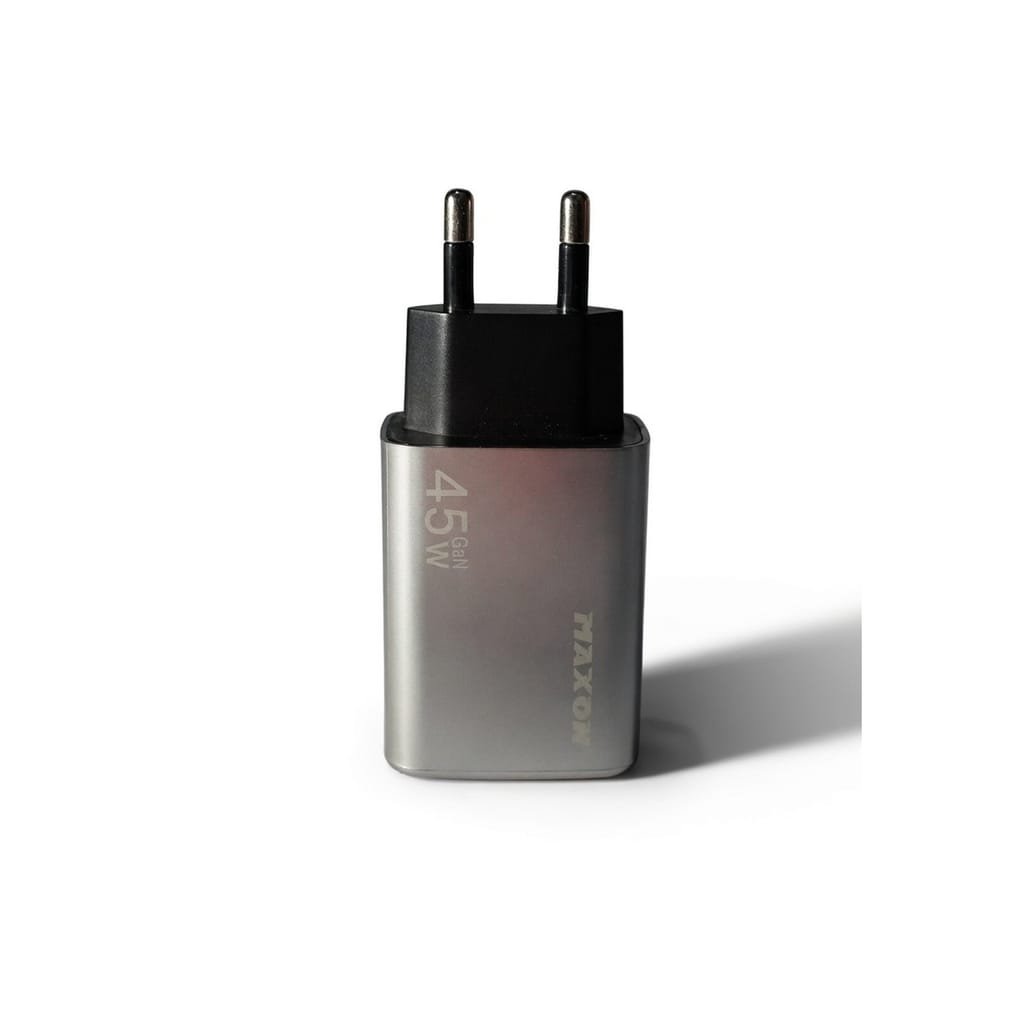 MAXON M-152 45W GaN Super Fast Charger | SPARK PLUS Business Series | 3 Ports PD + QC | GaN Technology | 1 Year Warranty | For Samsung Super Fast, iPhone, Laptop